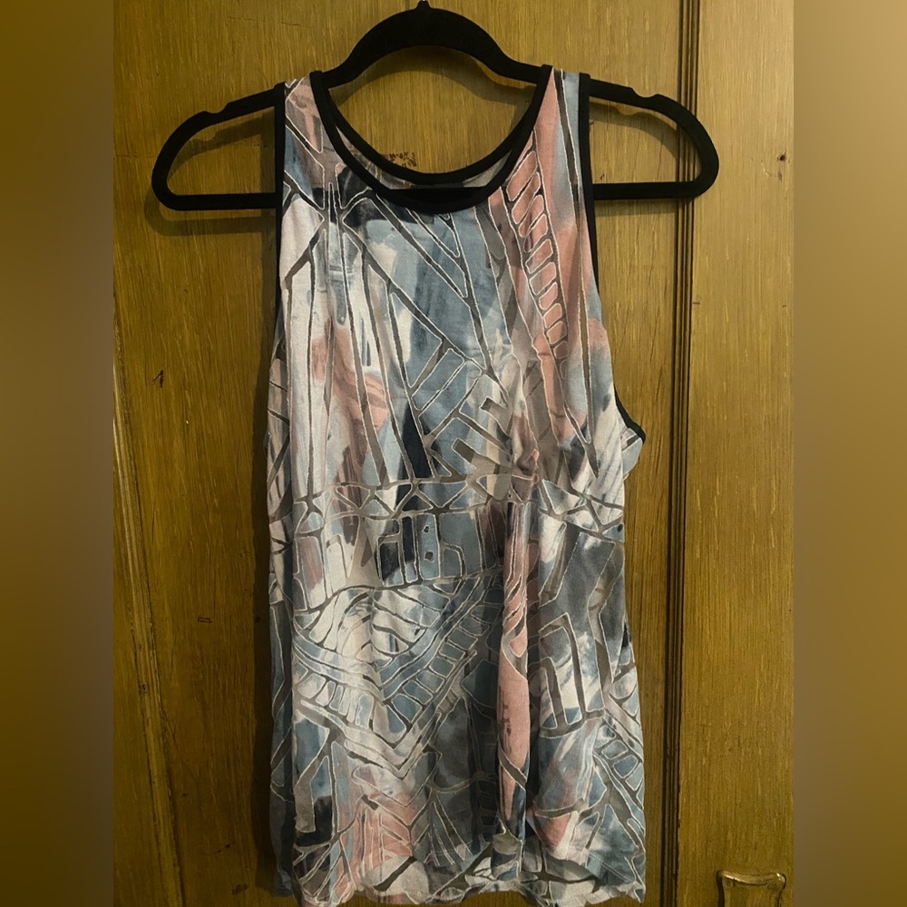 Mosaic Transparent Tank Top L